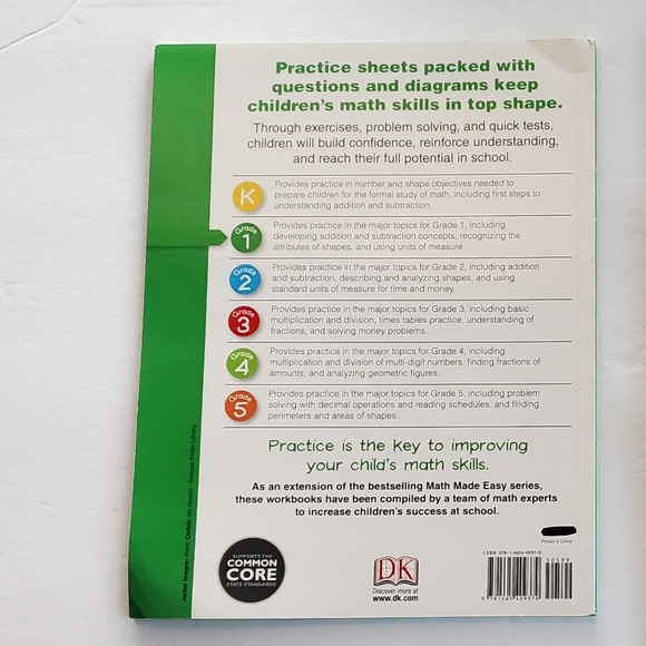 Extra Math Practice Workbook 1st Grade Homeschool, Daycare *READ* - Picture 8 of 8